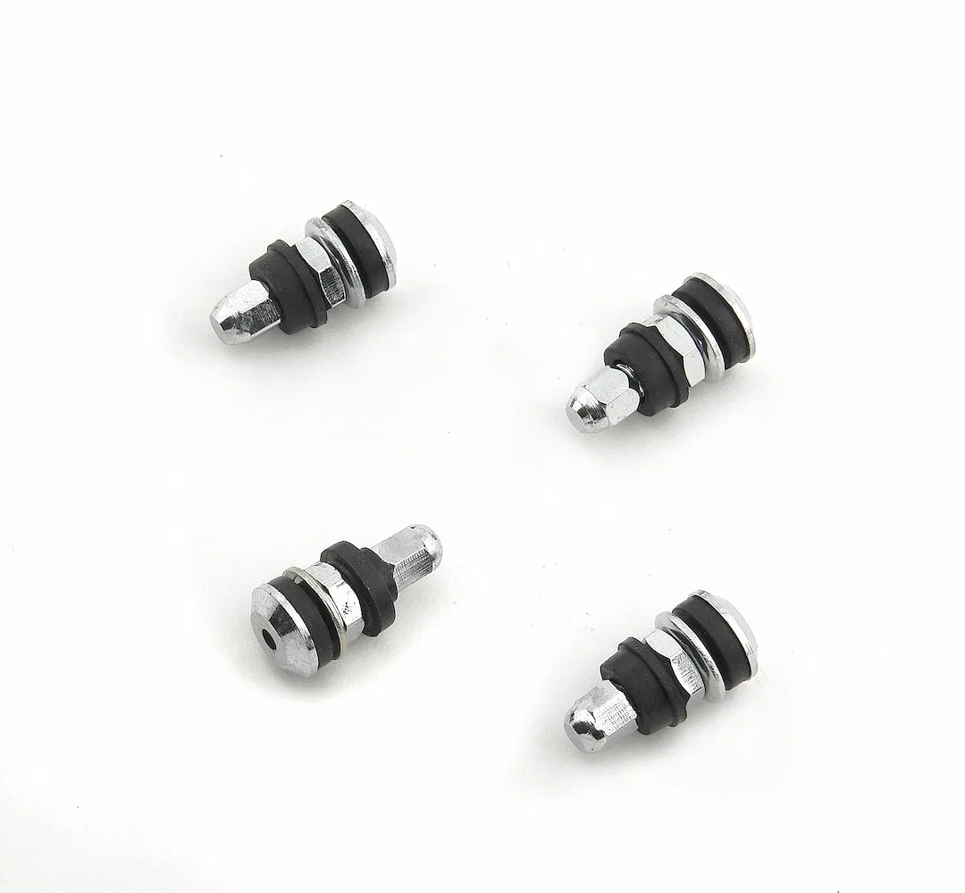1957MRG – MR GASKET Valve Stem, Bolt On Chrome Plated Steel Short Style Set of 4